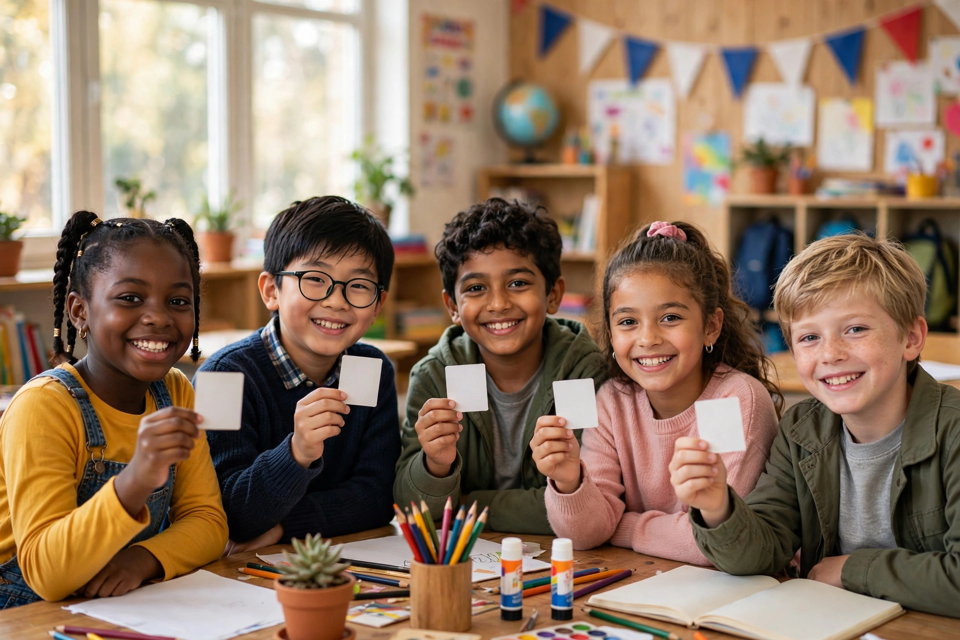 Students learning French at KGM French Academy